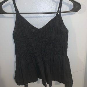 Black summer tank